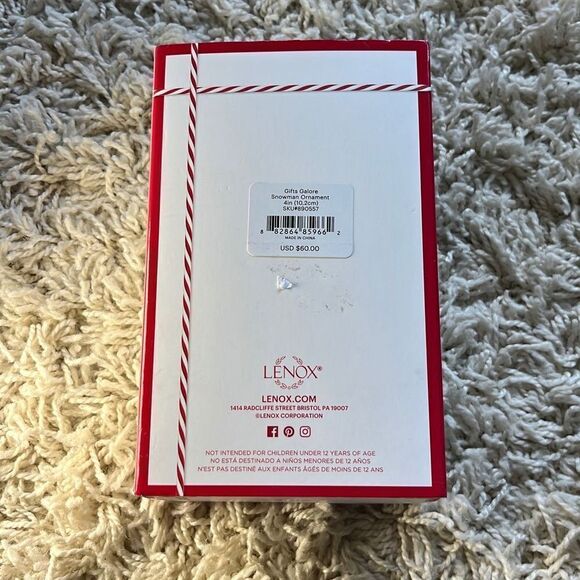 NIB Lenox Snowman Christmas ornament - Picture 3 of 9